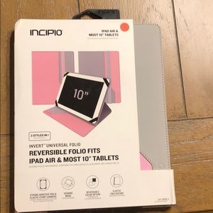 PINK AND SILVER UNIVERSAL IPAD/tablet CASE